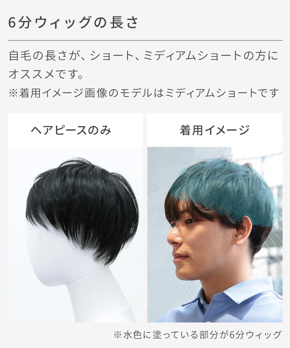 Amazon.co.jp: [AQUADOLL(アクアドール)] ウィッグ 頭頂部 部分